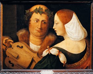 France, Fontaine Chaalis Court Poet and Wife بواسطة دوسو دوسي