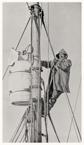 القائد فرانك وايلد (1873-1939) في إعلان التسمية الرئيسية ، خلال رحلة التحمل إلى القطب الجنوبي ، 1914-1916 بواسطة د. ألكسندر ماكلين