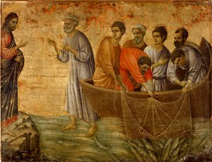 The second miraculous sin: the apparition of Christ to the apostles on Lake Tiberiad