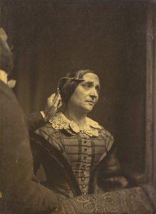 الانتباه ، النظرة اليقظة إلى اليسار ، الانتباه المؤلم إلى اليمين ، 1854-1856 ، مطبوع عام 1862. بواسطة دوشين دي بولوني
