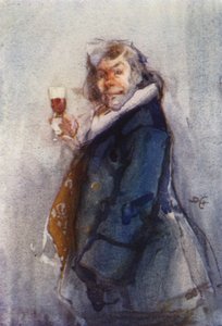 The Toper ، Time Sketch ، London Sketch Club (Colour litho) بواسطة دادلي هاردي