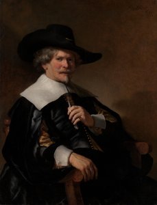 صورة لرجل جالس على كرسي ، كاليفورنيا. 1640-50. بواسطة هولندي