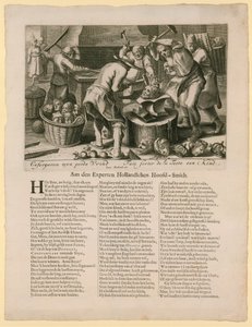 Ceforgeron myn goede vrind. كاريكاتير بخصوص خلافة العرش الإنجليزي ، 1688-89 بواسطة المدرسة الهولندية