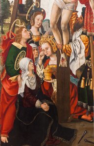 النزول من الصليب، 1520 (زيت على قماش) بواسطة المدرسة الهولندية