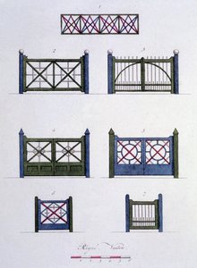 تصاميم من مجلة Gems Garden من تأليف G. van Laar ، تم نشرها عام 1802 بواسطة المدرسة الهولندية