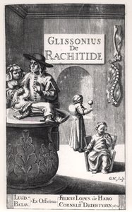 نشر فرانسيس جليسون (1597-1677) في ليدن ، 1671 بواسطة المدرسة الهولندية