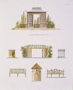 زينة الحديقة ، من مجلة Garden Gems ، بقلم G. van Laar ، تم نشره عام 1802 (انظر أيضًا 172967) بواسطة المدرسة الهولندية