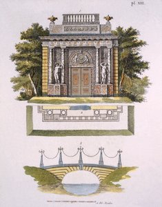 زينة الحديقة ، من مجلة Garden Gems بقلم G. van Laar ، تم نشره عام 1802 بواسطة المدرسة الهولندية
