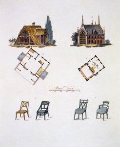 زينة الحديقة ، من مجلة Garden Gems بقلم G. van Laar ، تم نشره عام 1802 بواسطة المدرسة الهولندية