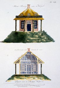 زخرفة الحديقة من مجلة Gems Garden من تأليف G. van Laar ، تم نشرها عام 1802 بواسطة المدرسة الهولندية