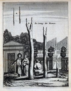 تم نشر أشجار الليمون والبرتقال ، من De Nederlandze Hesperides بواسطة جان كوملين ، 1676 بواسطة المدرسة الهولندية