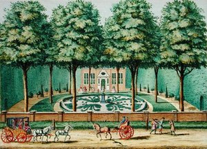 Meervliet ، من Het Zeganplant Kennemerlant ، بقلم هندريك دي ليث وماتياس برويريوس فان نيديك ، نُشر حوالي 1700-1730 (نقش ملون) بواسطة المدرسة الهولندية