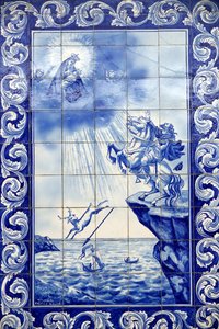معجزة سيدة الناصرة. كنيسة سيدة نازاري (Largo Nossa Senhora da Nazare). البرتغال.