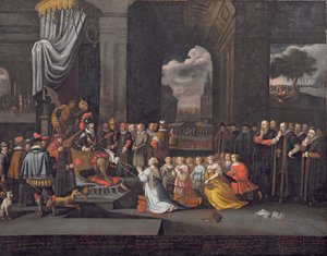 الاضطهاد من قبل دوق ألبا عام 1568 بواسطة المدرسة الهولندية