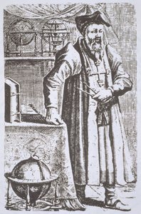صورة ويليام بوستيل (1510-1581) ، من دي يونيفرتاتيس ، ليدن ، 1643 ، موضحة في تاريخ السحر ، نُشرت في أواخر القرن التاسع عشر بواسطة المدرسة الهولندية