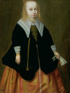 صورة لفتاة صغيرة ، مدرسة فريزلاند ، 1644