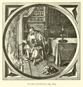 مشهد من Houwelick ، بواسطة Jacob Cats ، 1625 بواسطة المدرسة الهولندية