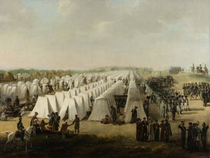 معسكر الجيش في ريجن ، 1831-18 بواسطة المدرسة الهولندية