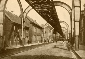 نظام تعليق كهربائي أحادي السكك الحديدية ، 1930. بواسطة ENA