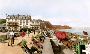 بروميناد الجرف الشرقي ، تيغنماوث ، ديفون ، أوائل القرن العشرين. بواسطة EP Bucknall