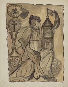 الجدار المعلق لسانتا باربرا ، ج. 1936.