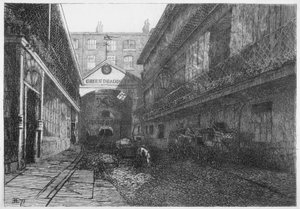 The Green Dragon Inn ، Bishopsgate ، مدينة لندن ، 1871 بواسطة إدواردز