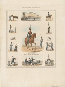 الزي الرسمي لفوج Izmailovsky ، 1840 بواسطة إي جيلبرتسون