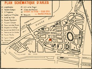 "خطة Schematique D'Arles" ، عام 1920.