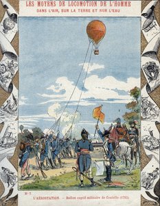 بناها المهندس الفرنسي جان ماري جوزيف (جان ماري جوزيف) كوتيل (1748-1835) من أجل جيوش الثورة الفرنسية للتجسس على أعدائها. بواسطة إي ليتيلييه