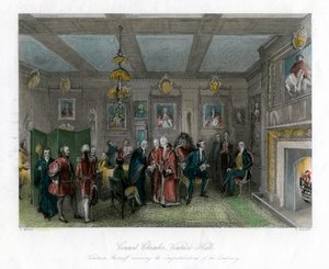 قاعة المجلس ، قاعة فينتنرز ، مدينة لندن. بواسطة E. Redclyffe