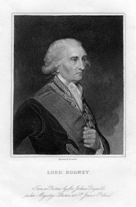 الأدميرال جورج بريدجز رودني 1719-1792 ، بارون رودني الأول ، القرن التاسع عشر. بواسطة E. سكران