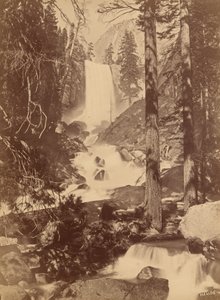 بي-واي-آك (شلال الماس)، شلالات فيرنال، وادي يوسمايت، كاليفورنيا، 1867 (صورة فوتوغرافية) بواسطة ايدويرد مويبريدج
