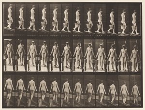 اللوحة 122. المنحدر الهابط ، دلو من الماء في كل يد ، 1872-1885 بواسطة ايدويرد مويبريدج