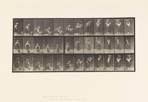 اللوحة 230. رفع سلة 30 رطل من الأرض إلى الرأس ، الخراطة ، 1885 بواسطة ايدويرد مويبريدج