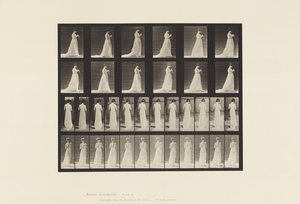 اللوحة 39. المشي واليدين المنخرطين في الحياكة ، 1872-1885 بواسطة ايدويرد مويبريدج