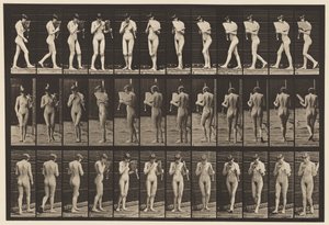 Plate 46. Walking, Flirting a Fan, and Turning Around بواسطة ايدويرد مويبريدج