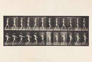 اللوحة 540.A ، أرجل القوس ؛ صبي؛ ب ، تسوس العمود الفقري. فتاة تمشي ، 1885 بواسطة ايدويرد مويبريدج