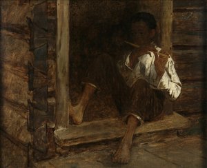 الفتى الأسود ، 1860-1861 (زيت على قماش) بواسطة ايستمان جونسون