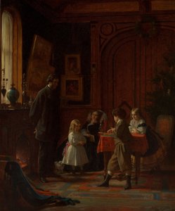 عيد الميلاد ، عائلة Blodgett ، 1864. بواسطة ايستمان جونسون