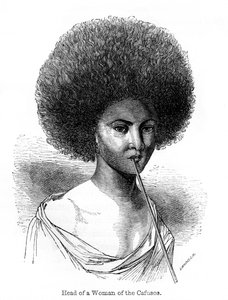 رأس امرأة من الكافوس ، 1848.