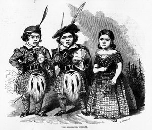 The Highland Dwarfs ، نُشر في "أخبار لندن المصورة" ، 30 مايو 1846 بواسطة إبنيزر لانديلز