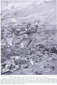 كيف فاز لانس العريف أوليري بشهادة VC في Clinchy February 1915 بواسطة إدغار ألفريد هولواي