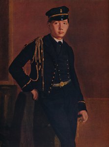 أخيل دي غاز في الزي العسكري ، 1856-1857 بواسطة إدغار ديغا