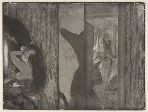 الممثلات في غرف ملابسهن ، 1879-1880. بواسطة إدغار ديغا