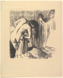 بعد الحمام الثالث ، 1891-92. بواسطة إدغار ديغا