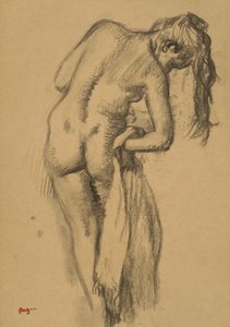 بعد الحمام ، c.1891-92 بواسطة إدغار ديغا