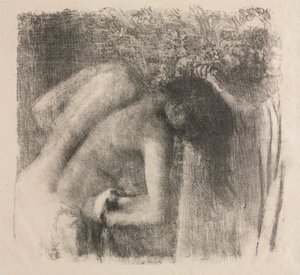 بعد الحمام نسخة كبيرة ، 1891-1892. بواسطة إدغار ديغا