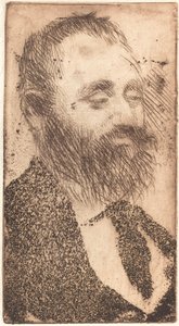 ألفونس هيرش 1875. بواسطة إدغار ديغا
