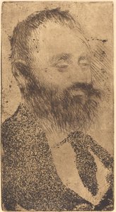 ألفونس هيرش 1875. بواسطة إدغار ديغا