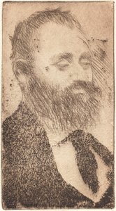 ألفونس هيرش 1875. بواسطة إدغار ديغا